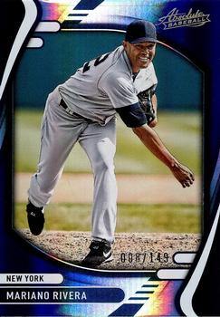2022 Panini Absolute - Spectrum Blue #88 Mariano Rivera Front