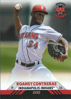 2022 Choice Indianapolis Indians #07 Roansy Contreras Front