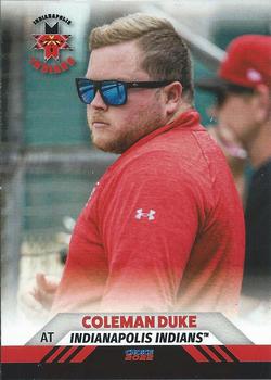 2022 Choice Indianapolis Indians #33 Coleman Duke Front