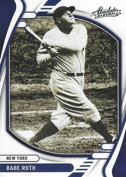 2022 Panini Absolute - Green #9 Babe Ruth Front