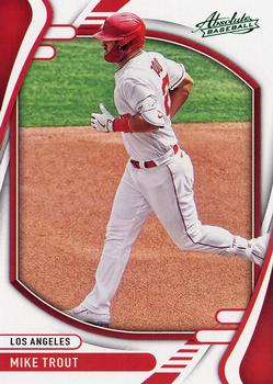 2022 Panini Absolute - Green #27 Mike Trout Front