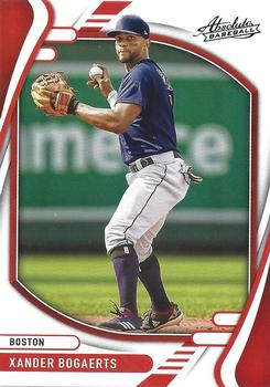 2022 Panini Absolute - Green #71 Xander Bogaerts Front