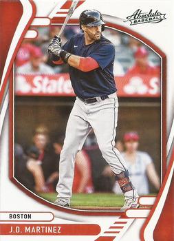 2022 Panini Absolute - Green #72 J.D. Martinez Front