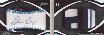 2022 Panini Absolute - Rookie Baseball Material Booklet Signatures Light Blue #135 Shane Baz Front