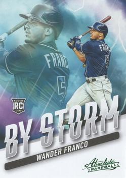 2022 Panini Absolute - By Storm Retail Green #BYS-1 Wander Franco Front