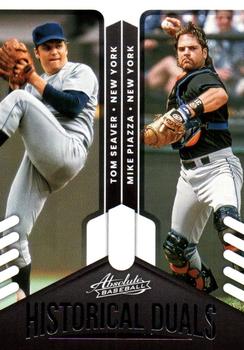2022 Panini Absolute - Historical Duals #HD-TM Mike Piazza / Tom Seaver Front
