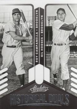 2022 Panini Absolute - Historical Duals Retail #HD-RG Gil Hodges / Roy Campanella Front