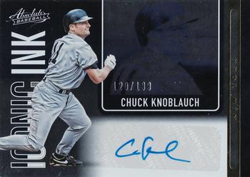 2022 Panini Absolute - Iconic Ink #II-CK Chuck Knoblauch Front