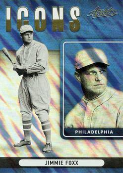 2022 Panini Absolute - Icons Retail Lava #I-1 Jimmie Foxx Front