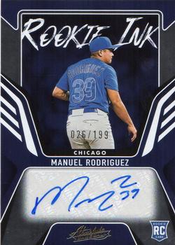 2022 Panini Absolute - Rookie Ink #RKI-MR Manuel Rodriguez Front
