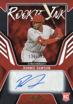 2022 Panini Absolute - Rookie Ink #RKI-RD Ronnie Dawson Front