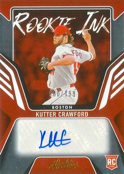 2022 Panini Absolute - Rookie Ink #RKI-KC Kutter Crawford Front