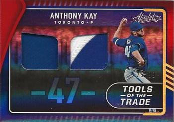 2022 Panini Absolute - Tools of the Trade 2 Swatch Spectrum Red #TTT2-AN Anthony Kay Front