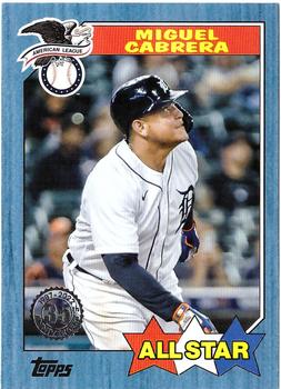 2022 Topps - 1987 Topps Baseball 35th Anniversary All-Stars Blue #87AS-19 Miguel Cabrera Front