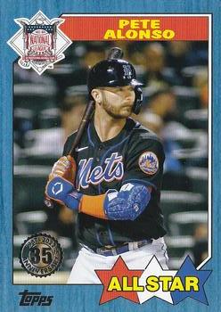 2022 Topps - 1987 Topps Baseball 35th Anniversary All-Stars Blue #87AS-29 Pete Alonso Front