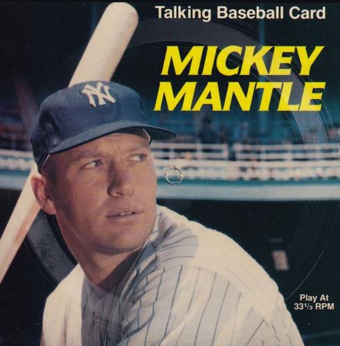 1989 CMC Mickey Mantle Baseball Card Kit - Talking Baseball Card #NNO Mickey Mantle Front