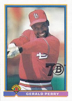 2017 Bowman - Bowman Buybacks 1991 Bowman Stamped Silver #405 Gerald Perry Front
