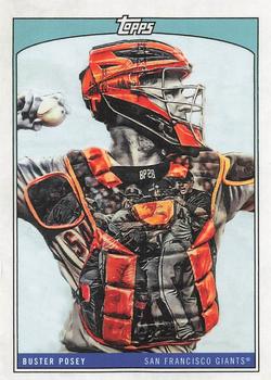 2022 Topps x Lauren Taylor #9 Buster Posey Front