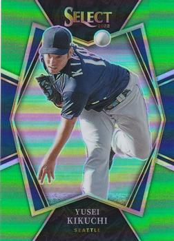 2022 Panini Select - Green #152 Yusei Kikuchi Front