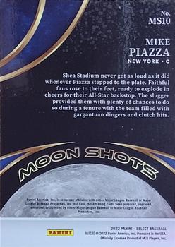 2022 Panini Select - Moon Shots #MS10 Mike Piazza Back