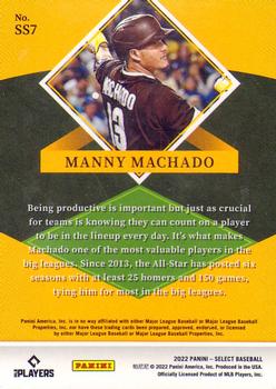 2022 Panini Select - Select Stars #SS7 Manny Machado Back