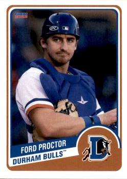 2022 Choice Durham Bulls #29 Ford Proctor Front