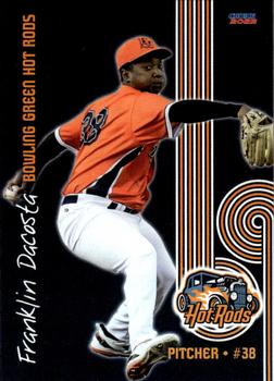 2022 Choice Bowling Green Hot Rods #4 Franklin Dacosta Front