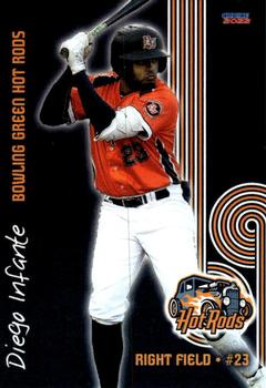 2022 Choice Bowling Green Hot Rods #11 Diego Infante Front
