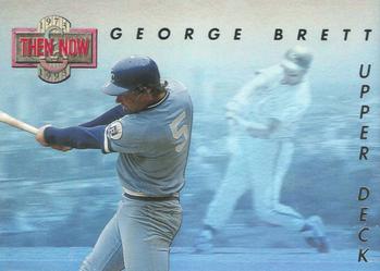1993 Upper Deck - Then and Now #TN2 George Brett Front