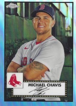 2021 Topps Chrome Platinum Anniversary - Refractor #154 Michael Chavis Front