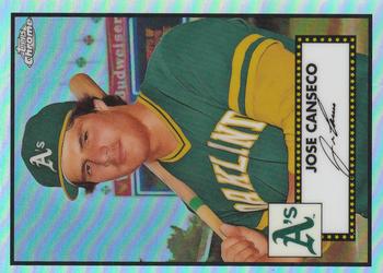 2021 Topps Chrome Platinum Anniversary - Refractor #579 Jose Canseco Front