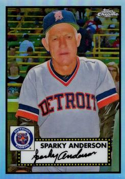 2021 Topps Chrome Platinum Anniversary - Refractor #625 Sparky Anderson Front