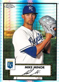 2021 Topps Chrome Platinum Anniversary - Prism Refractor #188 Mike Minor Front