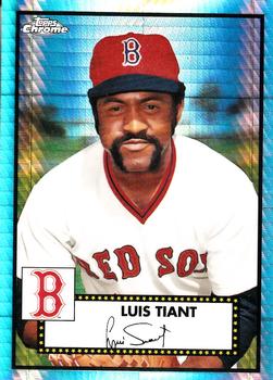 2021 Topps Chrome Platinum Anniversary - Prism Refractor #558 Luis Tiant Front