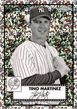2021 Topps Chrome Platinum Anniversary - Black & White Mini-Diamonds Refractor #691 Tino Martinez Front