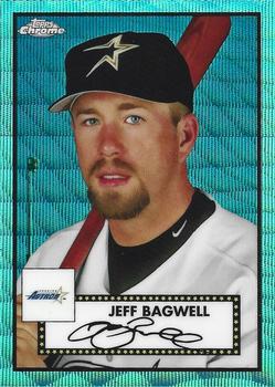 2021 Topps Chrome Platinum Anniversary - Aqua Wave Refractor #517 Jeff Bagwell Front