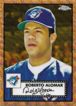 2021 Topps Chrome Platinum Anniversary - Gold/Rose Gold 70th Anniversary Wave Refractor #624 Roberto Alomar Front
