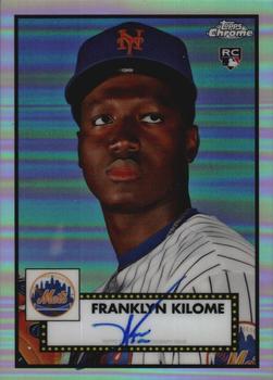 2021 Topps Chrome Platinum Anniversary - Autographs Refractor #PA-FK Franklyn Kilome Front