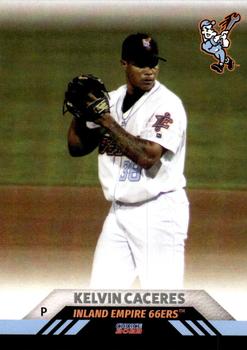 2022 Choice Inland Empire 66ers #04 Kelvin Caceres Front