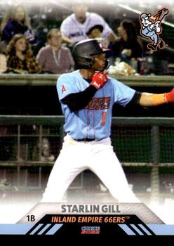 2022 Choice Inland Empire 66ers #09 Starlin Gill Front