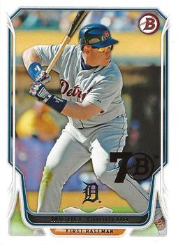 2017 Bowman - Bowman Buybacks 2014 Bowman Stamped Red #50 Miguel Cabrera Front