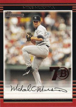 2017 Bowman - Bowman Buybacks 2002 Bowman Stamped Bronze #70 Mike Mussina Front