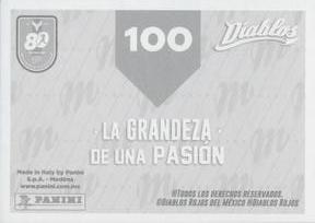 2020 Panini Diablos Rojos Stickers #100 Saul Soto Back