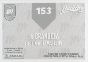 2020 Panini Diablos Rojos Stickers #153 Enrique Romo Back