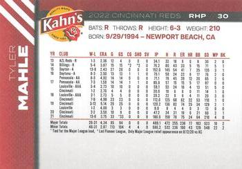 2022 Kahn's Cincinnati Reds #NNO Tyler Mahle Back