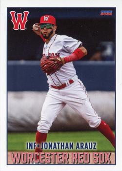 2022 Choice Worcester Red Sox #01 Jonathan Arauz Front