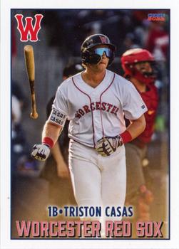 2022 Choice Worcester Red Sox #06 Triston Casas Front