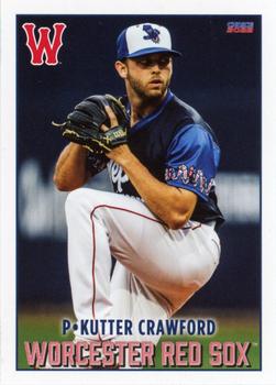 2022 Choice Worcester Red Sox #09 Kutter Crawford Front