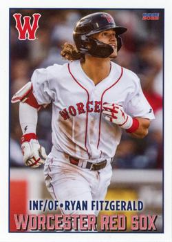 2022 Choice Worcester Red Sox #16 Ryan Fitzgerald Front
