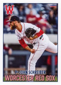 2022 Choice Worcester Red Sox #32 John Schreiber Front